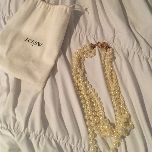 ‼️ J. Crew Layered Pearl Necklace Brand New ‼️ - Picture 1 of 1